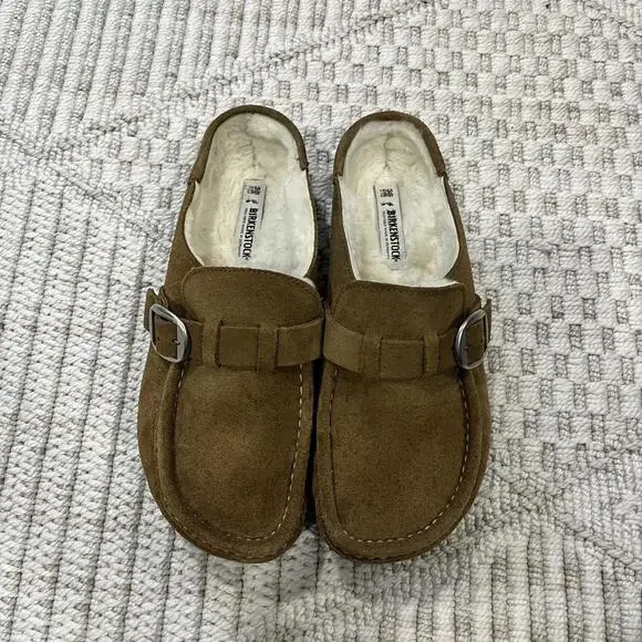 Birkenstock Buckley Suede Clogs - Picture 2 of 7